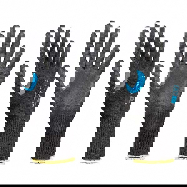 Cut, Puncture & Abrasive-Resistant Gloves: Size M, ANSI Cut A7, ANSI Puncture 1, Nitrile, HPPE